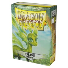 Dragon Shield - Matte Sleeves - Olive 60 ct