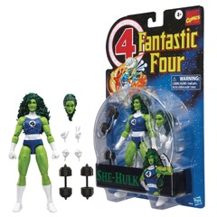 Marvel Legends Retro - Fantastic Four - She-Hulk 6in Action Figure
