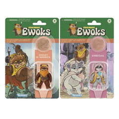 Star Wars The Vintage Collection - Ewoks Wicket / Kneesaa 3.75in Action Figure 2pk