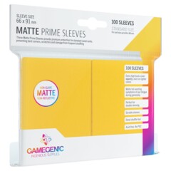 Gamegenic - Sleeves Matte Prime - Yellow 100 ct