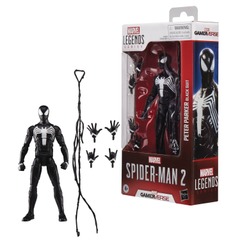 Marvel Legends - Gamerverse Spider-Man 2 - Peter Parker Black Suit 6in Action Figure