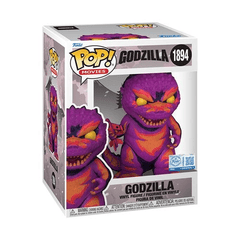 Pop! Movies - Godzilla - Retro Futurism Art Godzilla Premium Vinyl Figure (Funko #1894 ) Entertainment Earth Exclusive