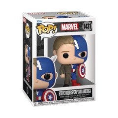 Pop! Marvel - Split Captain America/Steve Rogers Vinyl Fig