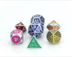 Die Hard Metal - Gemstone Silver Rainbow 7pc