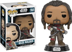 Pop! Star Wars Rogue One - Baze Malbus (#141) (used, see description)