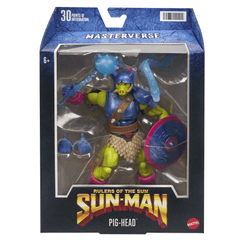 Masters of the Universe Masterverse - Sun-Man - Pig-Head Action Figure