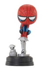 Marvel Animated - Spider-Man On Chimney Statue