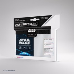 Gamegenic - Star Wars Unlimited Double Sleeves - Space Blue 2x60ct