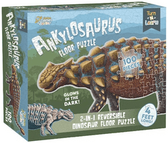 Kids Dinosaur Puzzle - Ankylosaurus Floor 100pc Puzzle