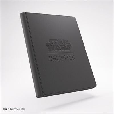 Gamegenic - Star Wars Unlimited Zip-Up Album 18 Pocket - Black