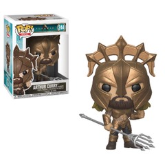 Pop! Heroes Aquaman - Arthur Curry As Gladiator (#244) (used, see description)