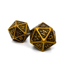 Die Hard Metal - Dire D20 - Drakona Ventus Electrum
