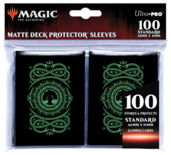 Ultra Pro - Sleeves Matte 100ct - MTG Mana 7 Forest