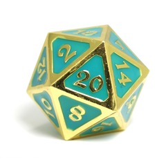Die Hard Metal - Dire D20 - Afterdark Mythica Neon Surf