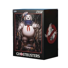 Ghostbusters 6in Stay Puft 1.65in Ecto-1 Die-Cast Diorama