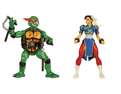 TMNT VS Street Fighter - Michelangelo vs Chun-li Action Figure (ETA: 2025 Q1)