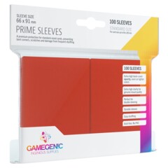 Gamegenic - Sleeves Prime - Red 100 ct