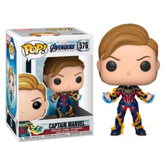 Pop! Marvel Avengers Endgame - Captain Marvel (#576) (used, see description)