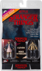 Stranger Things Page Punchers - Eleven & Mike 3in Action Figure Set (with comic)