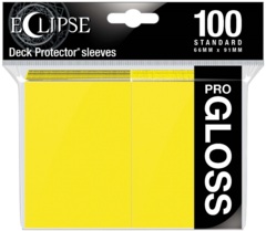 Ultra Pro - Sleeves - Pro Gloss Eclipse - Lemon Yellow 100 ct