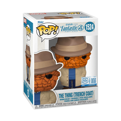 Pop! Marvel Studios - The Fantastic Four: First Steps - The Thing (Trench Coat) Vinyl Figure (Funko #1524) Entertainment Earth Exclusive