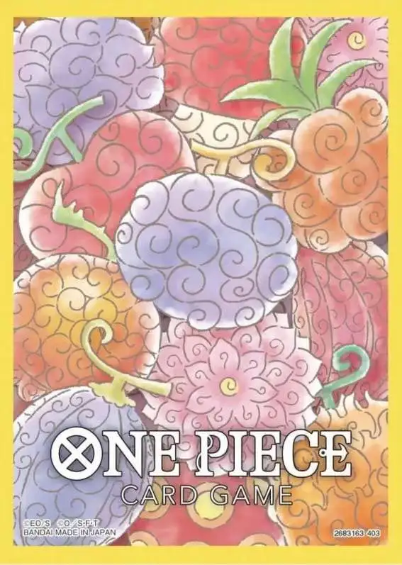 Carddass Sleeves - One Piece - Devil Fruits 70ct