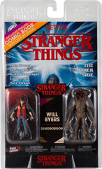 Stranger Things Page Punchers - Will & Demogorgon 3in Action Figure Set (with comic)