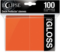 Ultra Pro - Sleeves - Pro Gloss Eclipse - Pumpkin Orange 100 ct