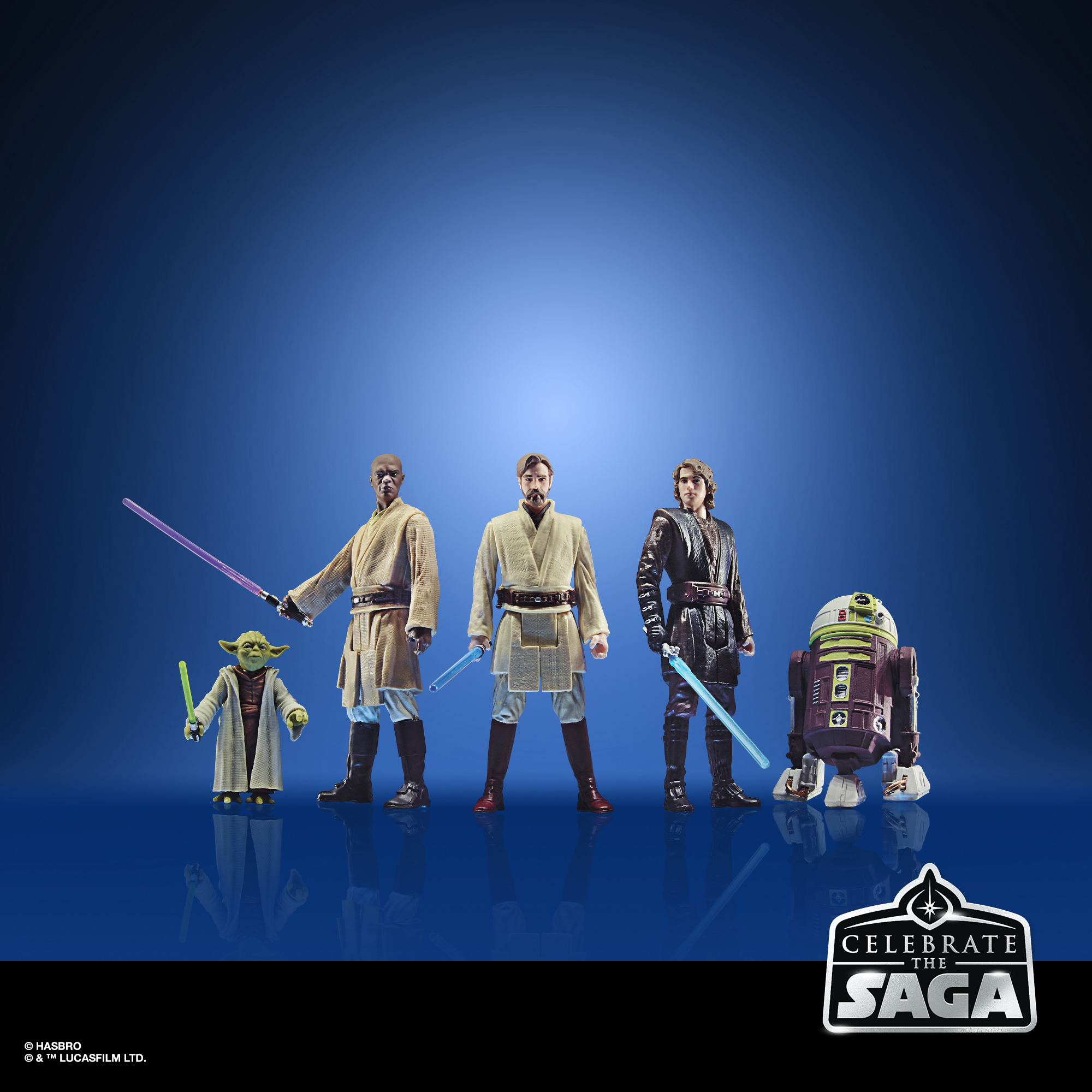 Star Wars Celebrate The Saga - Jedi Order 5pc Action Figure Set