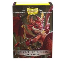 Dragon Shield - Matte Art Sleeves - Valentine Dragon 100 ct