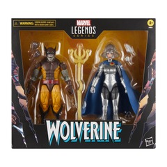 Marvel Legends - Wolverine 50th Anniversary - Wolverine (Brood) with Lilandra 6in Action Figure 2 Pack