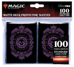 Ultra Pro - Sleeves Matte 100ct - MTG Mana 7 Swamp