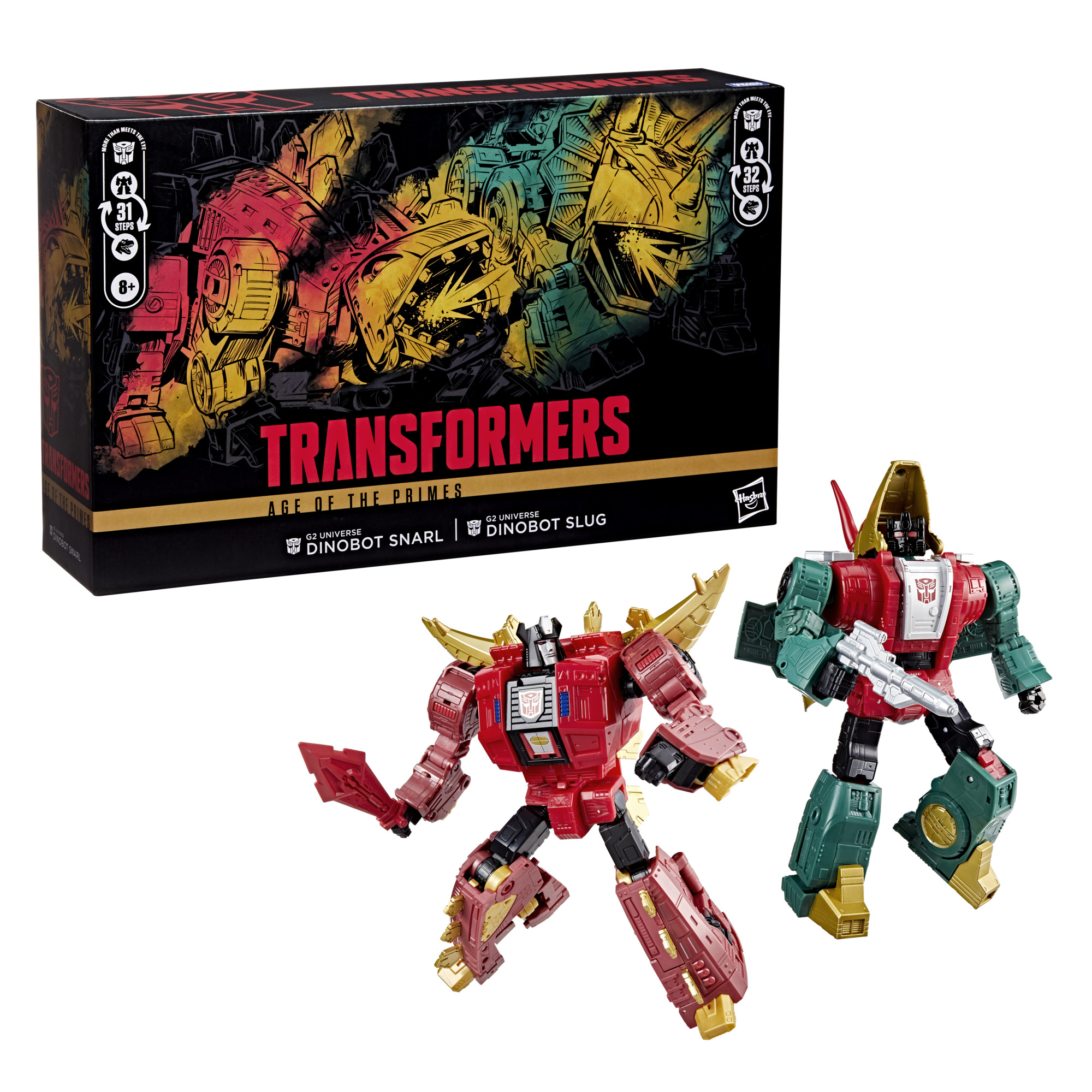 Transformers - Age of the Primes - Dinobot Snarl & Dinobot Slug Multipack (G2 Universe)