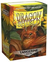 Dragon Shield - Matte Sleeves - Tangerine 100 ct