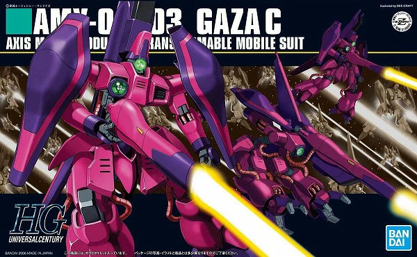Gundam HGUC #063 AMX-003 Gaza C (1/144)