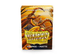 Dragon Shield - Matte Japanese Size Sleeves - Orange 60 ct