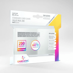 Gamegenic - Sleeves - Matte Standard Card Value Pack 200 ct