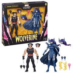 Marvel Legends - Wolverine 50th Anniversary - Wolverine w/ Psylocke Action Figure 2 Pack