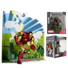 Marvel Collection Wv1 - Iron Man (Iron Man #126) 1:10 Scale Posed Figure