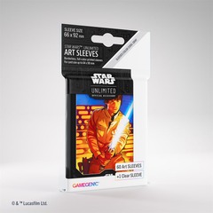 Gamegenic - Star Wars Unlimited Art Sleeves - Luke Skywalker 60ct