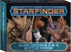 Starfinder - Alien Archive 3 and 4 Battle Cards