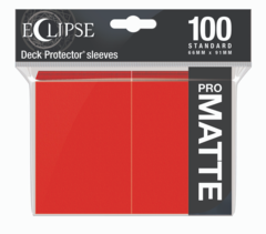 Ultra Pro - Sleeves - Pro Matte Eclipse - Apple Red 100 ct