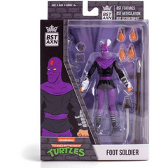 BST AXN - TMNT Animated Series - Foot Soldier 5 Inch Action Figure