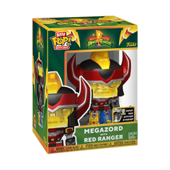 Bitty Pop! Bitty Bot - Mighty Morphin Power Rangers - Megazord with Red Ranger Vinyl Figure