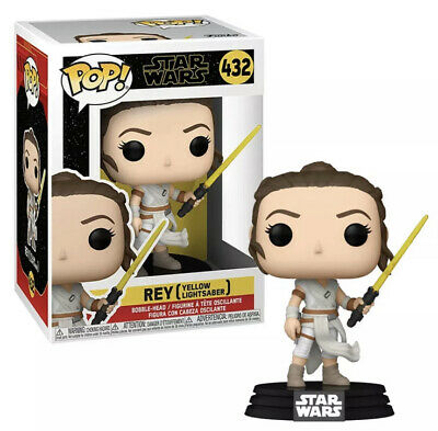 Pop! Star Wars The Rise of Skywalker - Rey w/ Yellow Lightsaber
