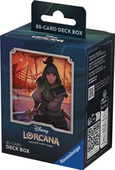 Disney Lorcana Supplies- Deck Box Mulan 80ct