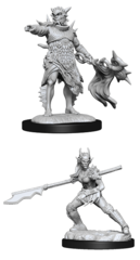 MTG Unpainted Magic Miniatures - Coralhelm Commander & Halimar Wavewatch - Wave 13