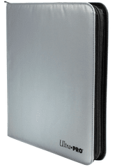 Ultra Pro - Zippered Pro-Binder - Silver (12 Pocket)