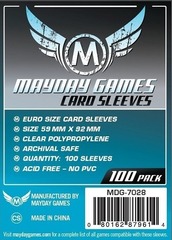 Mayday - Euro Size Card Sleeves 59mmx92mm 100ct