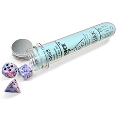 Chessex - Festive Hydrangea/Black 7ct (LAB Dice) - CHX30065